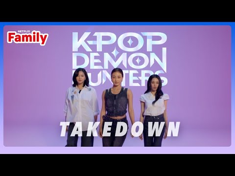 TWICE ‘Takedown (JEONGYEON, JIHYO, CHAEYOUNG)’ Lyric Video | KPop Demon Hunters | Netflix Family