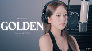"an yu jin" kpop artist golden cover
