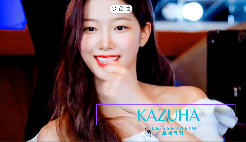 르세라핌 카즈하 photo