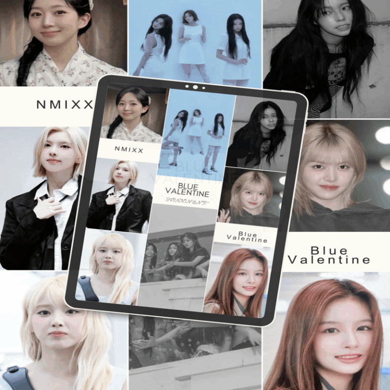 NMIXX “Blue Valentine” MEGAGINE IMAGE