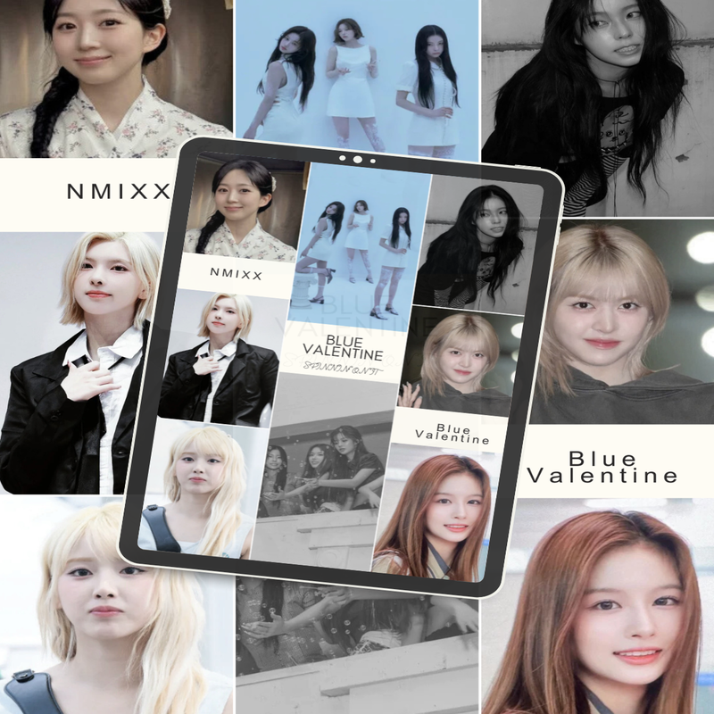 NMIXX “Blue Valentine” MEGAGINE IMAGE