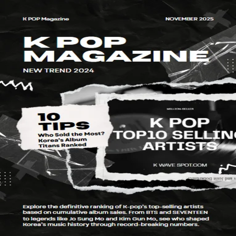 K-Pop’s Top-Selling Artists MAGAZINE IMAGE